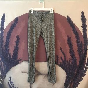 Grey corset high wasted leggings